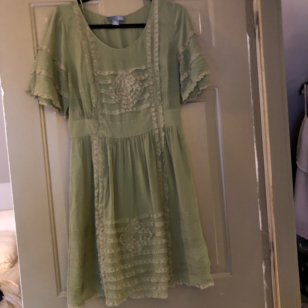 Lil brand silk/chiffon short sleeve dress